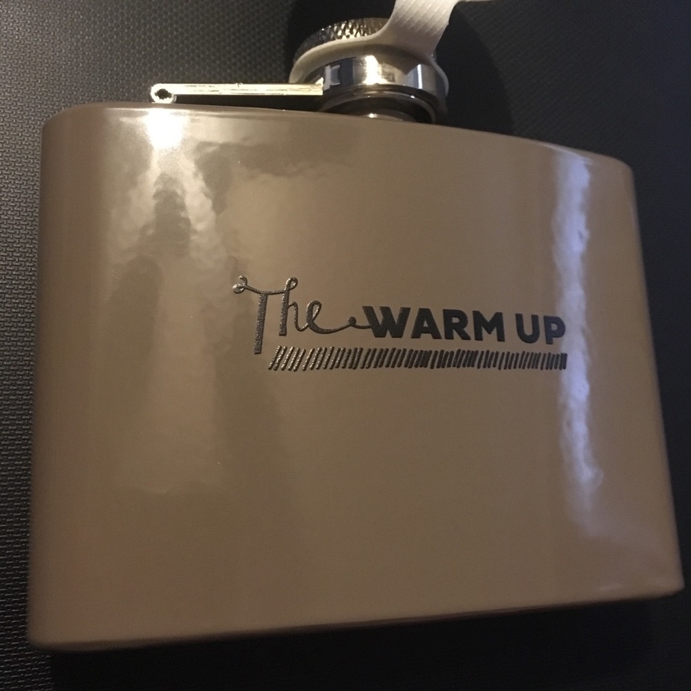 NWT The Warm Up stainless steel 4 oz. flask